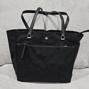 Kate Spade Black Nylon Tote Bag